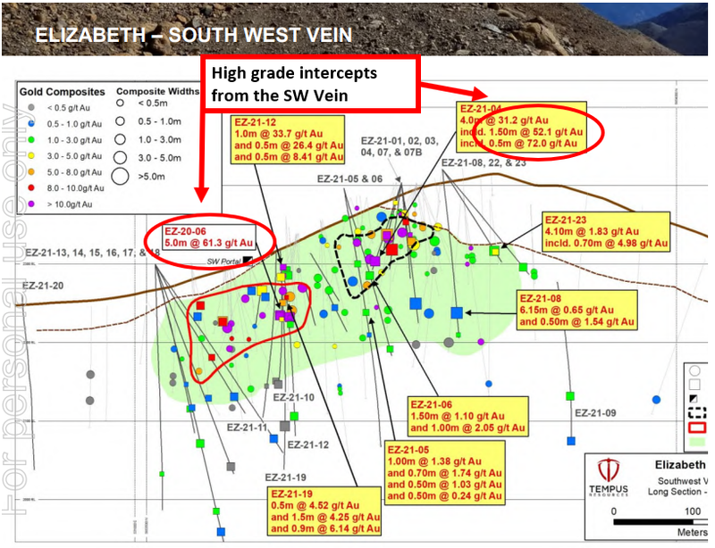 Elizabeth South West Vein TMR