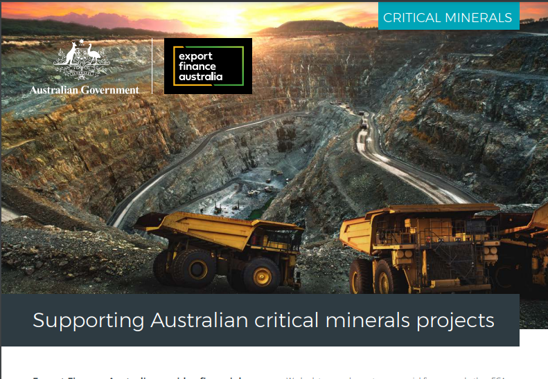 Support Australian critical mineral projects