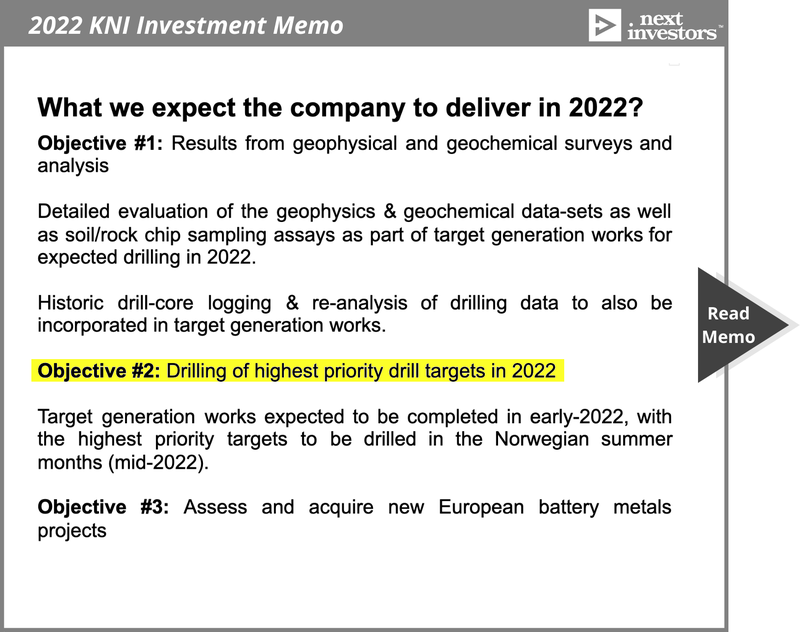 KNI Investment Memo