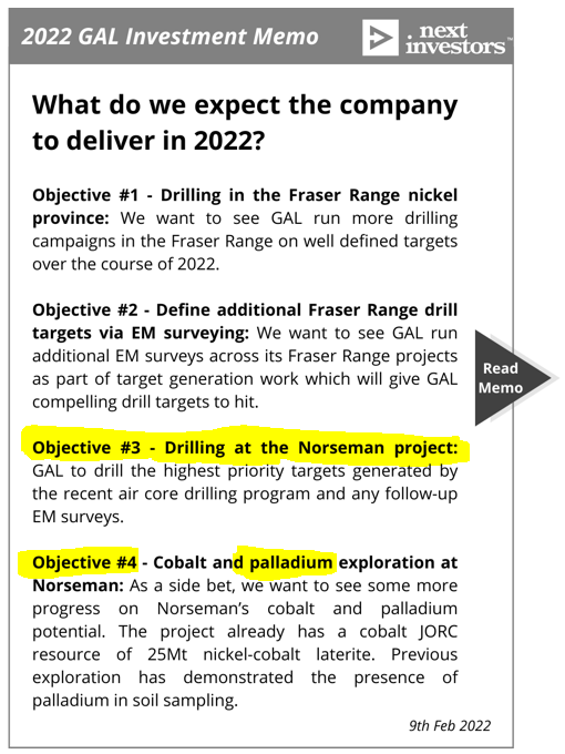 Gal Investment Memo