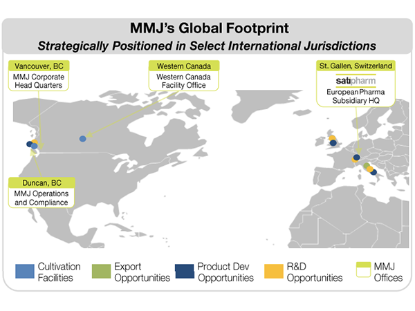 MMJ's Global Footprint
