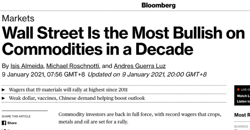 Is a commodity supercycle’ ahead? 